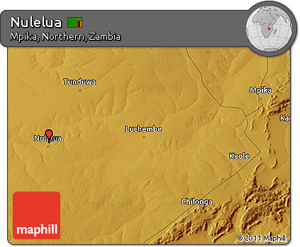 Physical 3D Map of Nulelua