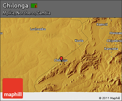 Physical 3D Map of Chilonga