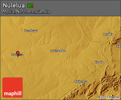 Physical 3D Map of Nulelua