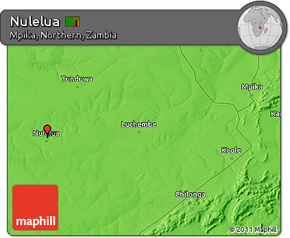 Political 3D Map of Nulelua