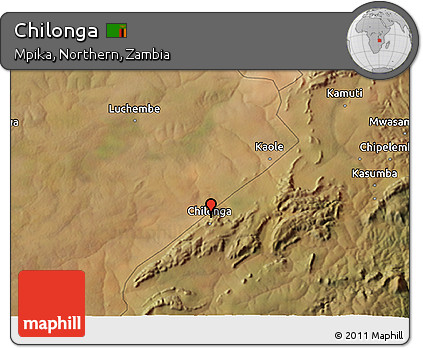 Satellite 3D Map of Chilonga