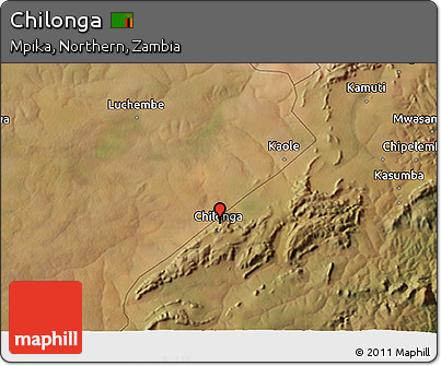 Satellite 3D Map of Chilonga