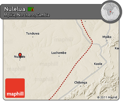 Shaded Relief 3D Map of Nulelua