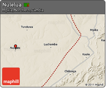 Shaded Relief 3D Map of Nulelua