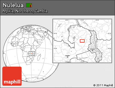Blank Location Map of Nulelua