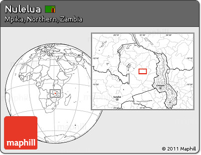 Blank Location Map of Nulelua