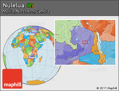 Political Location Map of Nulelua