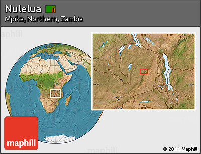 Satellite Location Map of Nulelua