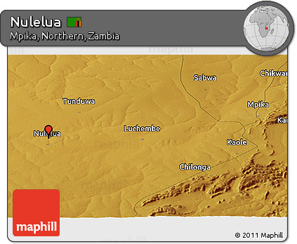 Physical Panoramic Map of Nulelua