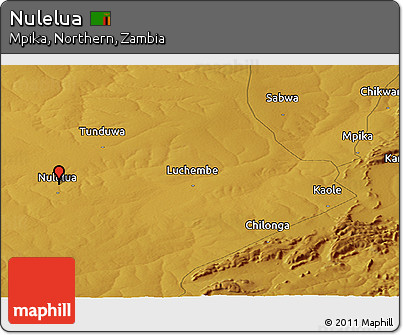 Physical Panoramic Map of Nulelua