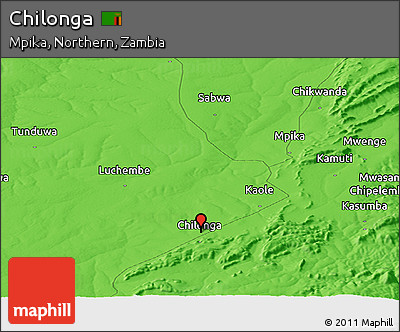 Political Panoramic Map of Chilonga