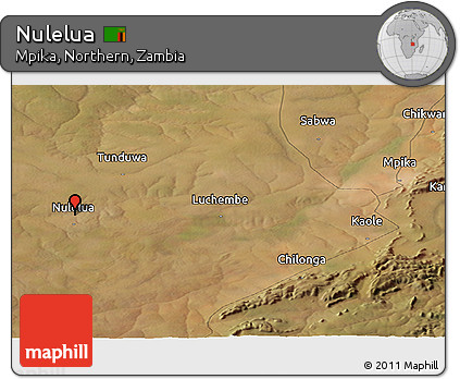 Satellite Panoramic Map of Nulelua