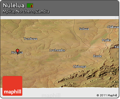 Satellite Panoramic Map of Nulelua