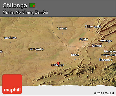 Satellite Panoramic Map of Chilonga