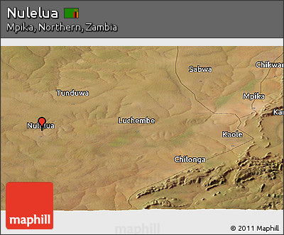 Satellite Panoramic Map of Nulelua