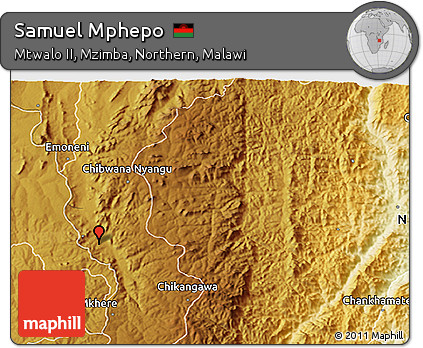 Physical 3D Map of Samuel Mphepo
