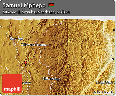 Physical 3D Map of Samuel Mphepo