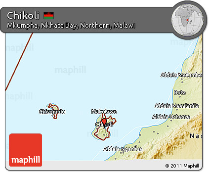 Physical 3D Map of Chikoli