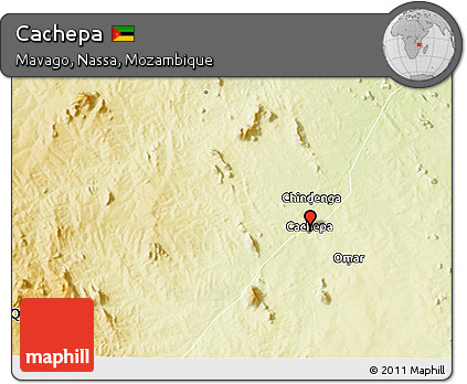 Physical 3D Map of Cachepa