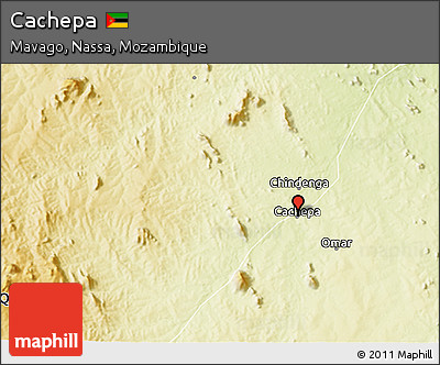 Physical 3D Map of Cachepa