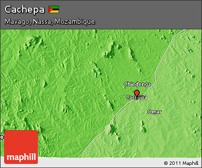 Political 3D Map of Cachepa