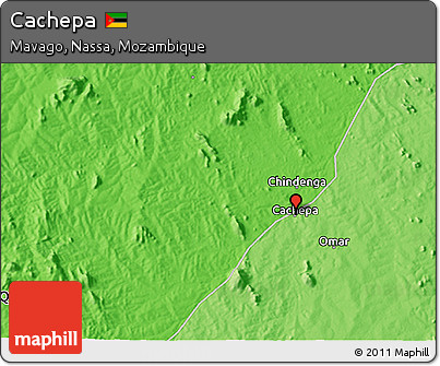 Political 3D Map of Cachepa