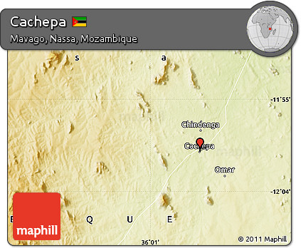 Physical Map of Cachepa