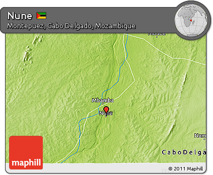 Physical 3D Map of Nune