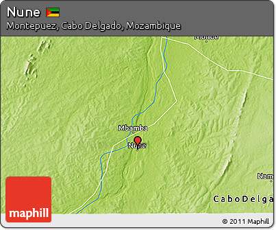 Physical 3D Map of Nune