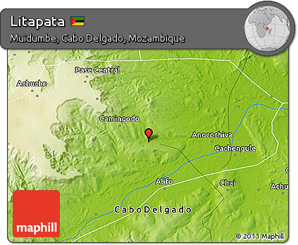 Physical 3D Map of Litapata