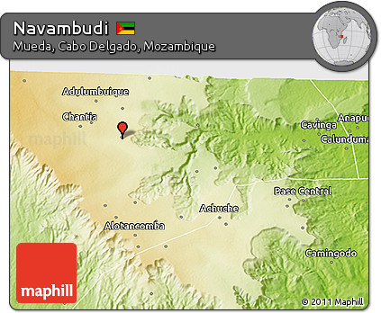 Physical 3D Map of Navambudi