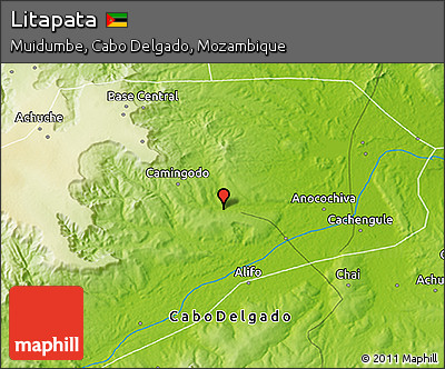 Physical 3D Map of Litapata