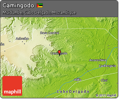 Physical 3D Map of Camingodo