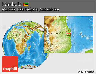Physical Location Map of Lumbele