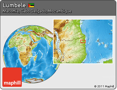 Physical Location Map of Lumbele