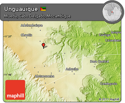 Physical Map of Unguauique