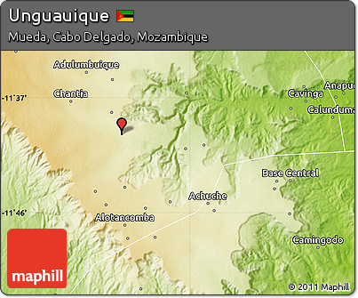 Physical Map of Unguauique