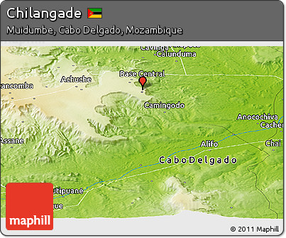 Physical Panoramic Map of Chilangade