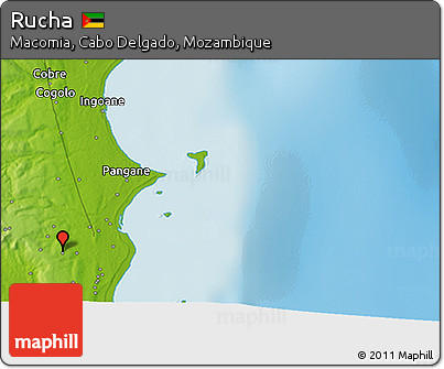 Physical 3D Map of Rucha