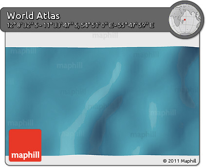 Satellite 3D Map of the Area around 11° 51' 9" S, 55° 19' 30" E