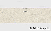 Shaded Relief Panoramic Map of the area around 11° 51' 9" S, 56° 52' 30" W