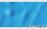Physical 3D Map of the area around 11° 51' 9" S, 57° 1' 29" E