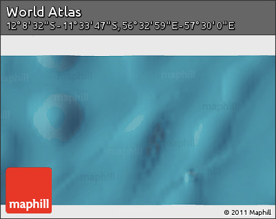 Satellite 3D Map of the Area around 11° 51' 9" S, 57° 1' 29" E