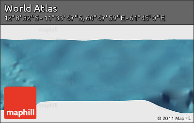 Satellite Panoramic Map of the Area around 11° 51' 9" S, 61° 16' 29" E