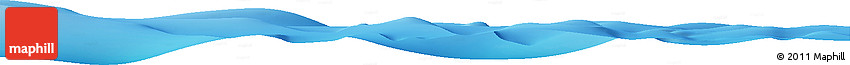 Shaded Relief Horizon Map of the Area around 11° 51' 9" S, 66° 22' 30" E