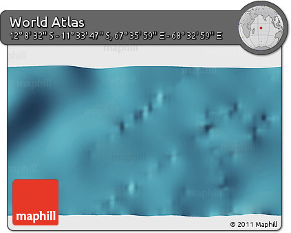 Satellite 3D Map of the Area around 11° 51' 9" S, 68° 4' 29" E