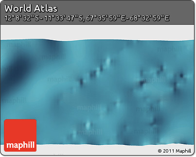 Satellite 3D Map of the Area around 11° 51' 9" S, 68° 4' 29" E