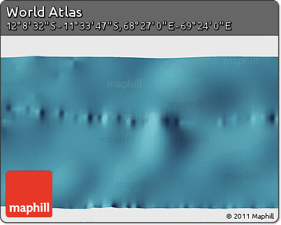 Satellite 3D Map of the Area around 11° 51' 9" S, 68° 55' 30" E