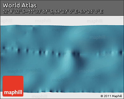 Satellite 3D Map of the Area around 11° 51' 9" S, 68° 55' 30" E