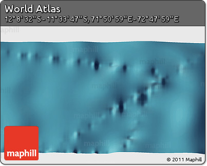 Satellite 3D Map of the Area around 11° 51' 9" S, 72° 19' 29" E